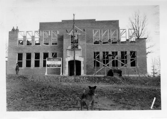 Brewer's School under construction