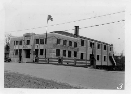 Exterior view of completed Harrodsburg Armory