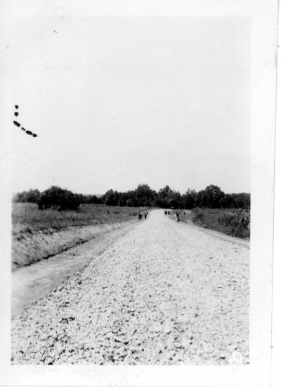 Sulphur Lick Road constructed by the WPA