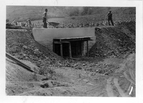 Box culvert constructed by the WPA