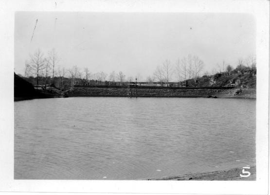 Bardstown Lake with dam in the background