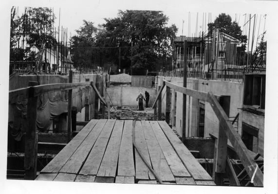 New Courthouse under construction by the WPA