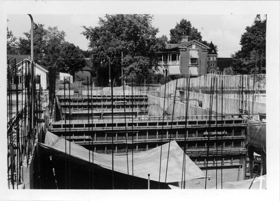 New Courthouse under construction by the WPA
