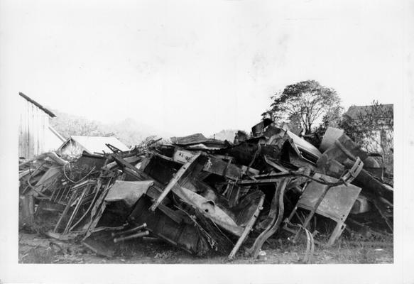 Scrap collected by the WPA at Mt. Vernon, October, 1942