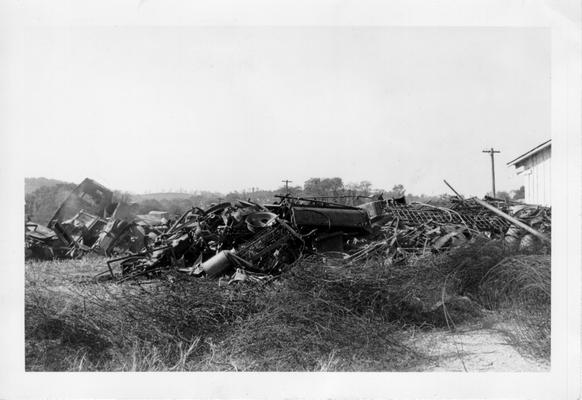 Scrap collected by the WPA at Mt. Vernon, October, 1942