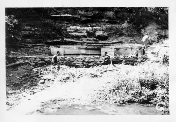 Springs which furnish water for Jamestown and Russell Springs