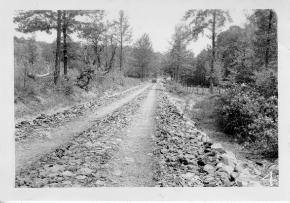 Lower Licking Road constructed by the WPA