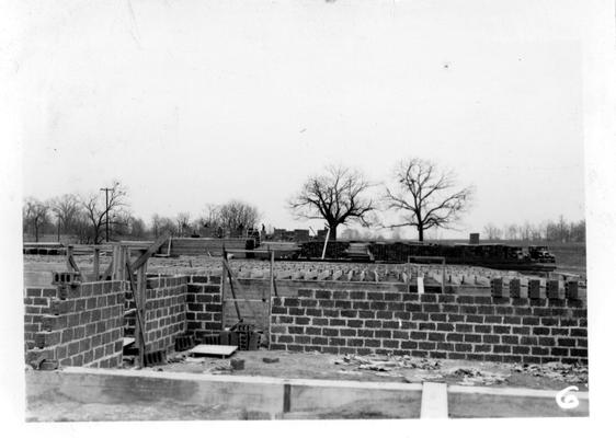 The start of Campbellsville High School construction