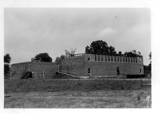 Campbellsville High School under construction