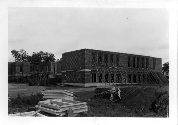 Campbellsville High School under construction