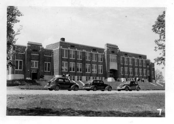 Elkton High School and Gymnasium (front view)