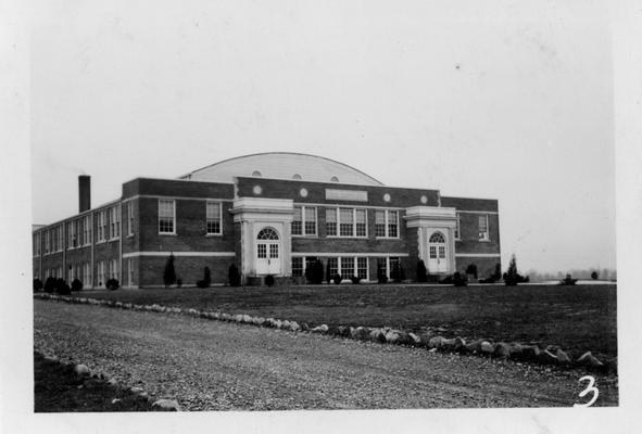 Cadiz High School and Gymnasium (front view)