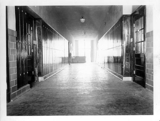 Second floor hallway at Smith Grove High School