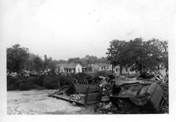 Scrap pile in Bowling Green, KY, October, 1942