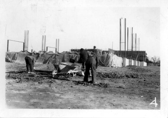 Springfield Armory under construction by the WPA