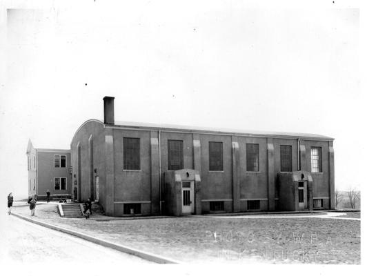 Mackville School and Gymnasium (side view)
