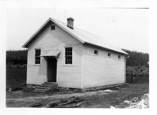 Coopersville School constructed by the WPA under the Blanket School Project