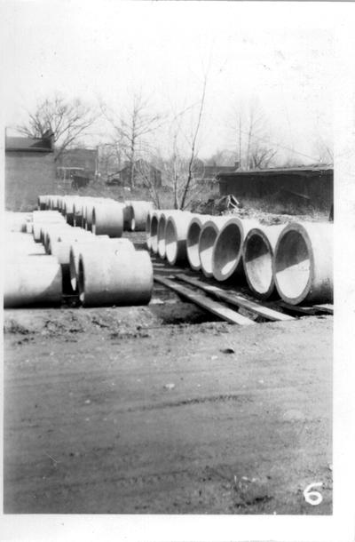 Concrete pipe made by the WPA