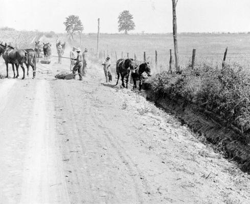 Project #1479 District 1: The grading, draining and surfacing of 5 miles of the Easton-Lyonia Road in Hancock County and of 6.9 miles of the Humphrey-McFall Road in Union County are provided respectively by project #2685 (now included under Master Project 