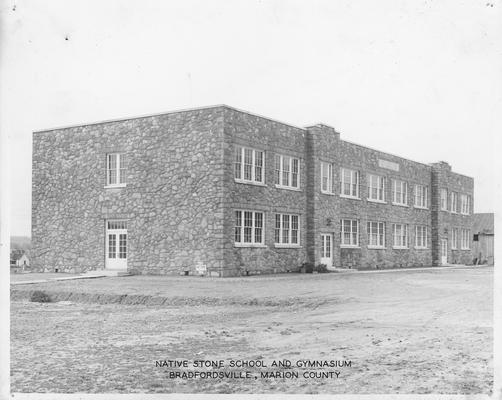 Native Stone School and Gymnasium, Bradfordsville, Ky