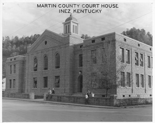 Interior of Martin County Courthouse, Inez, KY