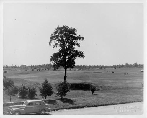 Nine-hole golf course built by the WPA, which is now being increased to an eighteen-hole course by the WPA