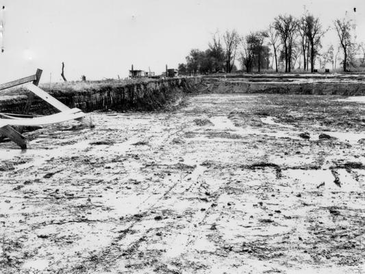 Project #110 District 6: Additional views of Boat Harbor project on Ohio River at Louisville. View of same site taken one month later, October 23, 1935