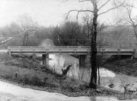 Project #19 District 2: Cover picture. On the front of this issue of the Monthly Narrative Report appears a photograph of the completed Kirkwood Bridge in Mercer County. This reinforced concrete structure was erected under Project #19. It replaces a condemned wooded covered bridge and provides an outlet for approximately 100 persons. The work of wrecking and salvaging the old Kirkwood Bridge and the repair and improvement of approximately five miles of the Kirkwood Pike, leading to the bridge, were accomplished by Project #2619, later consolidated under Master Project #2748