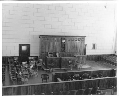 Interior of Webster County Courthouse, Dixon, KY