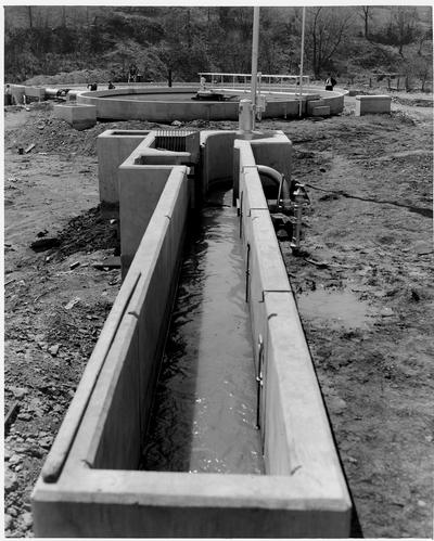 Sewage Entrance Trough, Danville Disposal Plant, Danville, KY