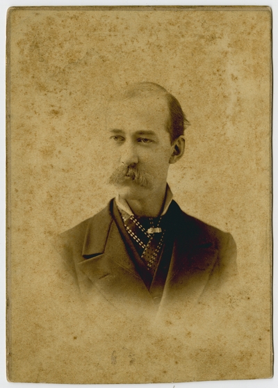 Charles R. Todd,                                  I like this picture so much better than the others - but don't like style of cravat and collar- P.R.H.                                 Don't lose this picture, it is very dear -Love Charles R Todd (verso)