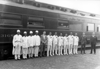 Dining car and staff