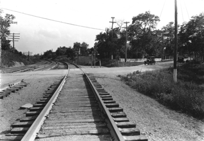 Railroad crossing at Williamstown