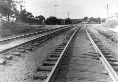 Stretch of track at Williamstown