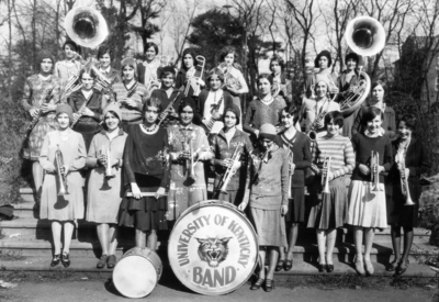 Group picture, women's band, University of Kentucky
