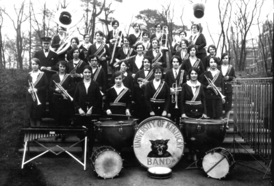 Group picture, women's band, University of Kentucky