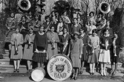 Group picture -- women's band, University of Kentucky