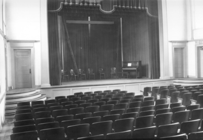 Memorial Hall auditorium, view of stage