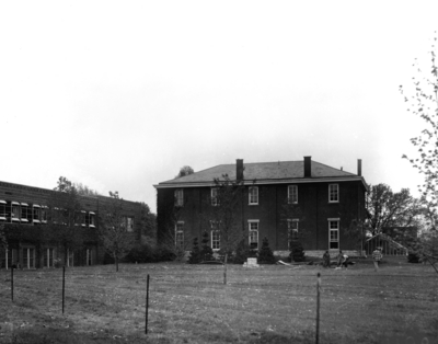 Engineering quadrangle and Mechanical Hall (the original Anderson Hall)