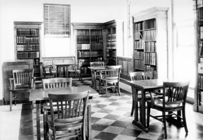 Breckinridge Reading Room (glassed area)