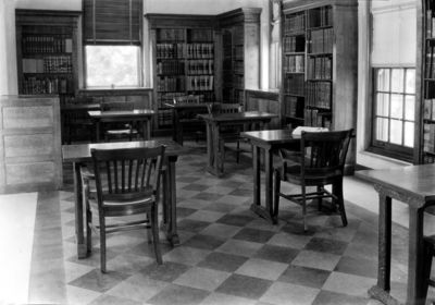 Breckinridge Reading Room (glassed area)