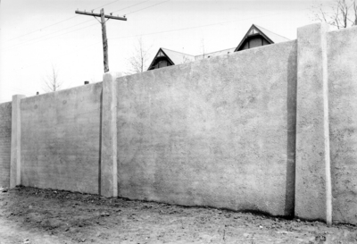 Stadium construction, wall