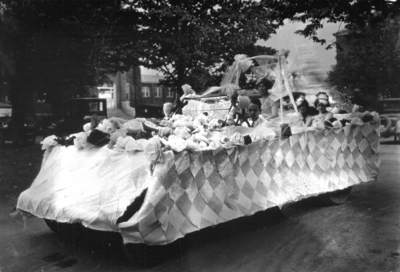 May Day parade float 