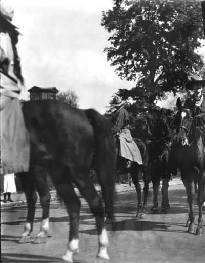 May Day parade horses