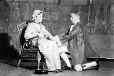 Children putting on a play