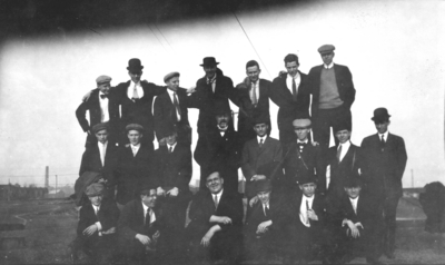 Engineering (class of 1910) trip to Norfolk, group photograph