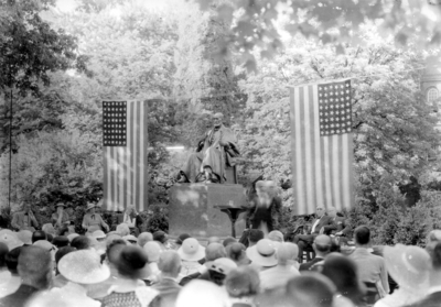 Dedication of Patterson statue