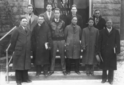 Group photograph, Virgil Couch and others