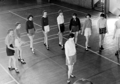 Women's tap dancing class