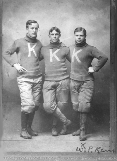 Unidentified football players